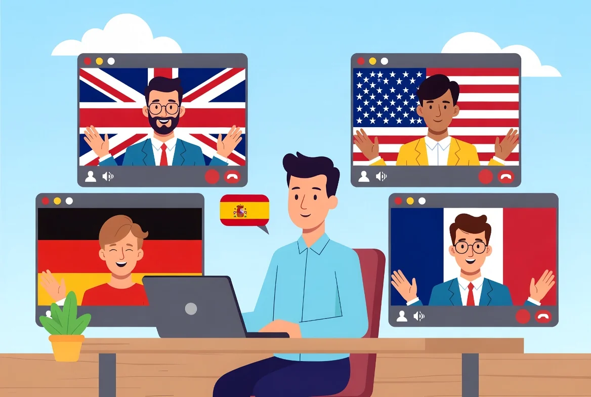 Traducción simultánea para webinars: cómo organizar un evento multilingüe sin intérpretes ni presupuesto enterprise